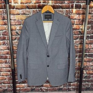 Banana Republic sports coat jacket blazer suit tailored fit 38R blue 2 button